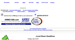 Desktop Screenshot of krwc1360.com